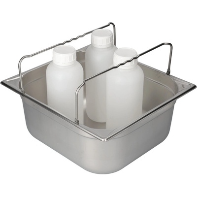 Nerezová vaňa na malé nádoby typ GN-B 2/3-150, s držadlom, objem 12,7 l