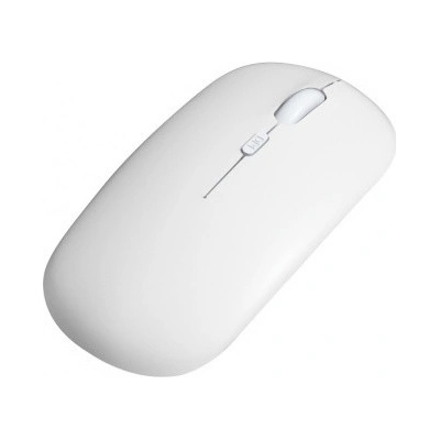 AppleKing matná Bluetooth bezdrátová myš - bílá
