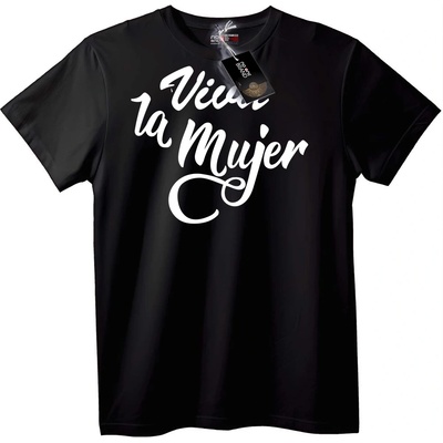 NOONEBRAND Тениска Да Живее Жената - 2XL, Black