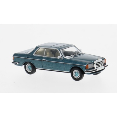 Mercedes C123 Coupe 1977 modrý Premium ClassiXXs 1:87