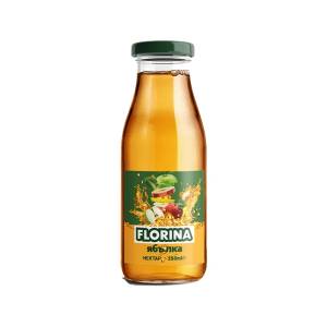 FLORINA 0, 250 СТЪКЛО ЯБЪЛКА 50% ФЛОРИНА 12бр