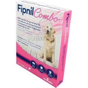  Fipnil Combo Spot-On за кучета от големи породи 3 x 2, 68 мл пипета