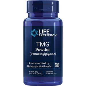 Life Extension ТМГ (ТриМетилГлицин) - TMG, 500 mg х 50 g прах (00349 LE)