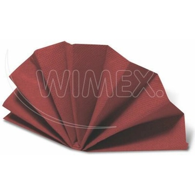 DekoStar Ubrousek bordový 50ks 40x40cm