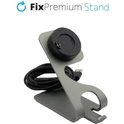 FixPremium - Nabíjecí Stojan pro Garmin Hodinky, space grey