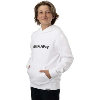 Bauer Hoodie Core Ultimate Yth biela