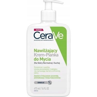 CeraVe Cleansers Hydrating Cream-to-Foam Cleanser 473 ml