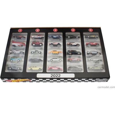 Mattel hot wheels Porsche Set Boulevard Assortment 25 Cars Pieces Různé 1:64