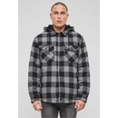 Brandit bunda Lumberjacket hooded Čierno-charcoal