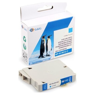 Compatible Глава за EPSON STYLUS D88 Photo Editon/D68Pe/D88PE/DX 4800/4850/4200/3800/3850 - Cyan - T061240 - G&G (Compatible-C13T06124010)