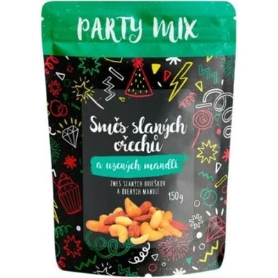 IBK zmes slaných orechov údených mandlí party mix 150 g
