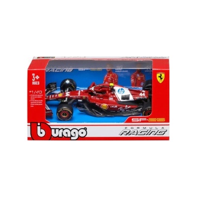 Bburago Model 1:43 BOLID F1 Ferrari SF-25 Melbourne GP 2025 Hamilton 18-36853