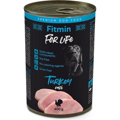 Fitmin Консерва Fitmin For Life TURKEY пате 400 г