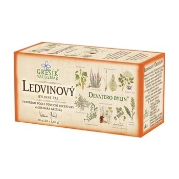 Grešík Devatero bylin Ledvinový 20 nálevových sáčků