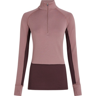 icebreaker ZoneKnit 260 LS Half Zip Размер: M / Цвят: розов