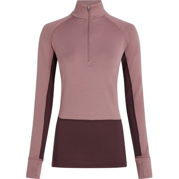 icebreaker ZoneKnit 260 LS Half Zip Размер: M / Цвят: розов