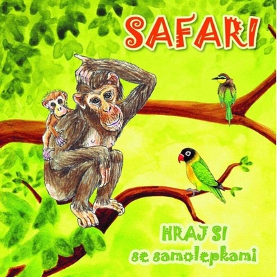 Nakladatelství AKIM Hraj si se samolepkami Safari