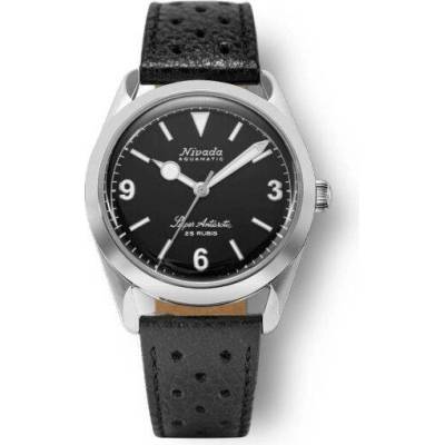Nivada Grenchen Super Antarctic 3.6.9 Black Black Racing Strap