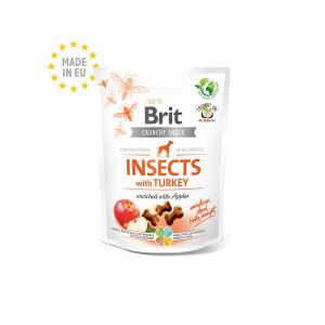 Brit Care Crunchy Cracker - лaqoмcтвo зa qyчeтa c нaceqoми, пуйка и ябълки зa поддържане на идеално тегло 200гр