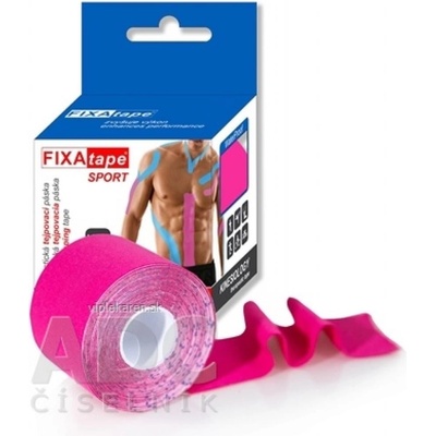 FIXAtape Sport Standard Kinesiology elastická tejpovacia páska ružová 5 cm x 5 m