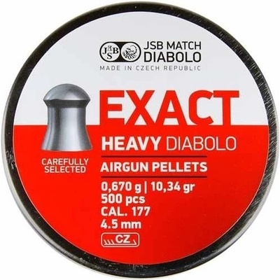 Diabolky JSB Exact Heavy 0,670 g 4,52 mm 500 ks