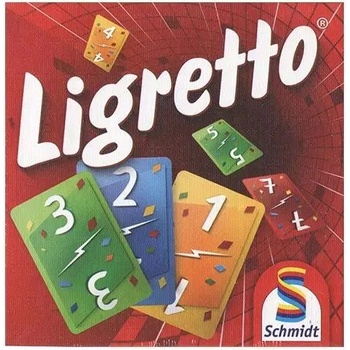 Schmidt Spiele Ligretto - игра на карти с инструкции на унгарски език - червена опаковка (2825-182)