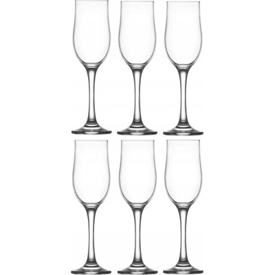 LAV Skleničky na šampaňské skleničky na šampaňské bezbarvé 6 x 195 ml