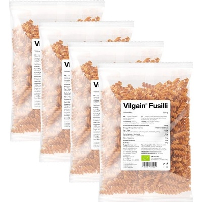 Vilgain Fusilli cestoviny bio hrachové 4 x 250 g