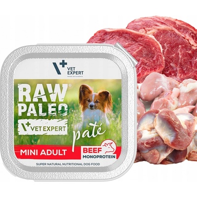 Vetexpert Raw Paleo Adult Mini Pate beef 150 g