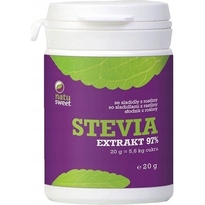 Stévie Natusweet Sladidlo Extrakt 97% v prášku 20 g