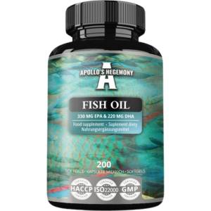Apollo's Hegemony Fish Oil 330 mg EPA & 220 mg DHA [60 Гел капсули]