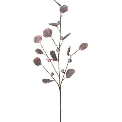 Gasper Umelá vetvička eukalyptu 73 cm, baklažánová