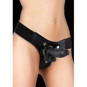 Ouch! Realistic 6 Inch Strap-On Black
