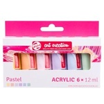 Royal Talens Акрилни бои 6х12мл Pastel