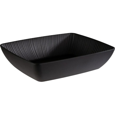 APS miska NERO melamin černá 32,5 x 26,5 cm