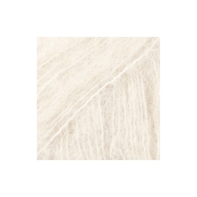 DROPS Brushed Alpaca Silk 01 - smetanová