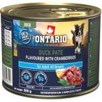 ONTARIO Консерва Ontario Adult пате от патица с вкус на червени боровинки 200g (214-859822)