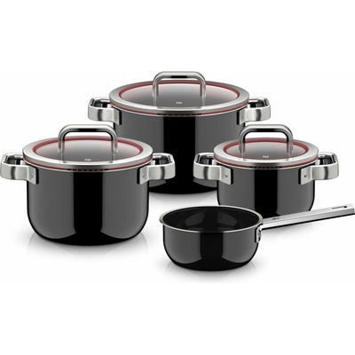 WMF Súprava hrncov 4 ks Fusiontec Function Pro čierna 0518605290