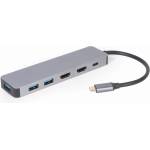 Gembird A-CM-COMBO3-03 USB Type-C 3-в-1 адаптер (Hub, HDMI, PD) (A-CM-COMBO3-03)