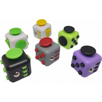 Mizoo Fidget Cube antistresová kostka bílorůžový