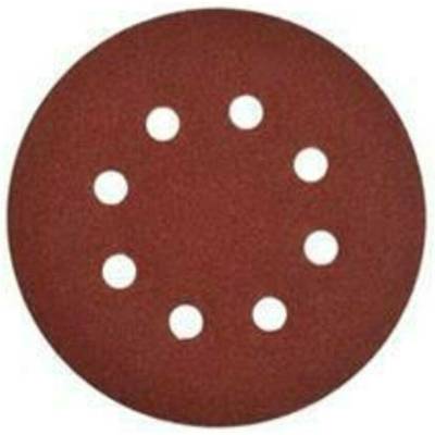 Brusný papírový kotouč P80, průměr 125 mm, 8 otvorů