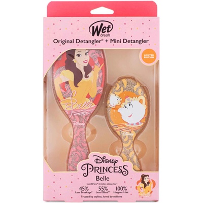 Wet Brush Disney Princess Belle Kit SET (Detangler + Mini Detangler)