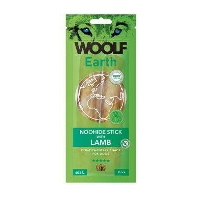 WOOLF Earth poh. NooHide L Sticks with Lamb 85g