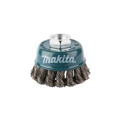 Makita miskovitý kartáč z ocelového drátu,splétaný drát 0,5mm,60mm