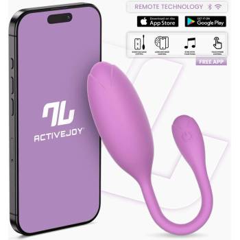 INTOYOU App Series Logan Vibrating Egg with App Purple