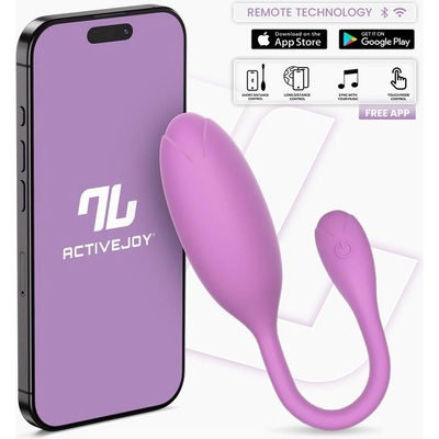 INTOYOU App Series Logan Vibrating Egg with App Purple
