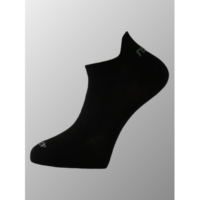 Nanosox Kotníčkové ponožky s merino vlnou Comfort Invisible černé