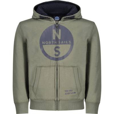 North Sails Children's Zip-up Sweatshirt Green