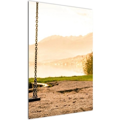 Obraz houpačky v přírodě, jednodílný 60x90 cm