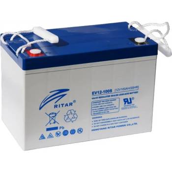 Ritar power Оловна батерия RITAR (EV12-100S), 12V, 100Ah 306- 168- 211 mm, За електрически колички (RITAR-EV12-100S)